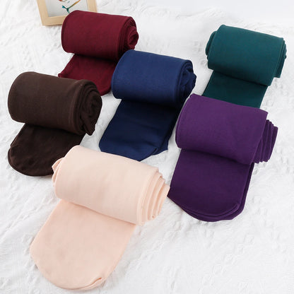 Winter Warm Leggings Women's Thermal Pants Polar Pantyhose Sock Lined Pants Velvet Tights Skin Effect High Waist Wool Leggings