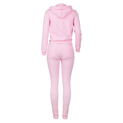 Women Thick Fleece 3 Piece Set Sweatpants & Vest & Hoodies Jackets Set Fall Winter Jogger Luxury Outfit Sweatsuit Tracksuits