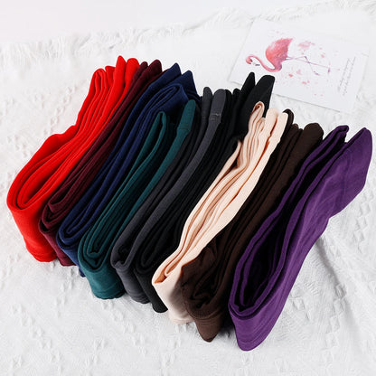 Women Winter Thicken Leggings Warm High Waist Solid Color Velvet for Female Thickened Velvet Pantyhose Stretchy Black Tights