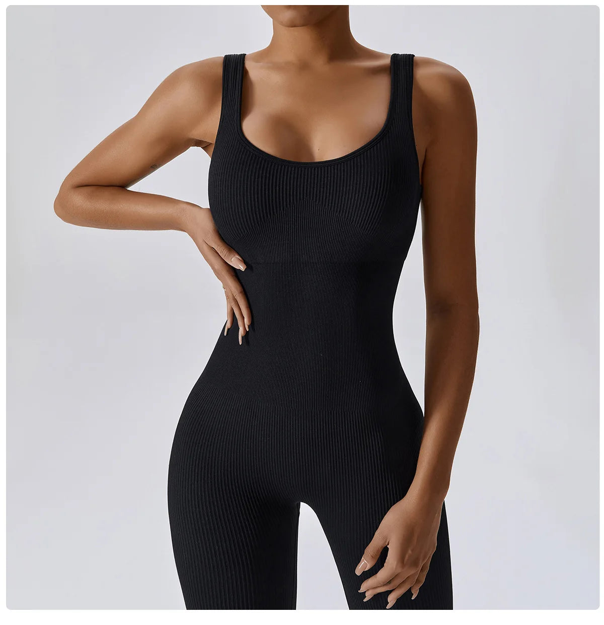 Women's  Yoga One Piece Tracksuit Jumpsuit Seamless Sportswear Yoga Suit Gym Push Ups Fitness Workout Bodysuit