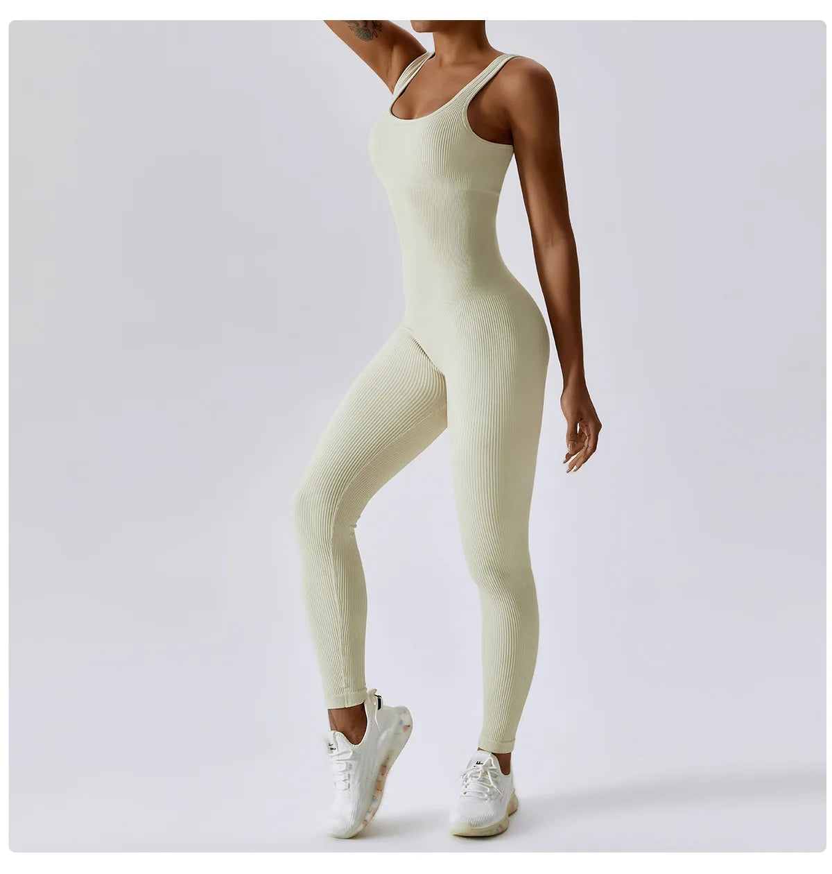 Women's  Yoga One Piece Tracksuit Jumpsuit Seamless Sportswear Yoga Suit Gym Push Ups Fitness Workout Bodysuit