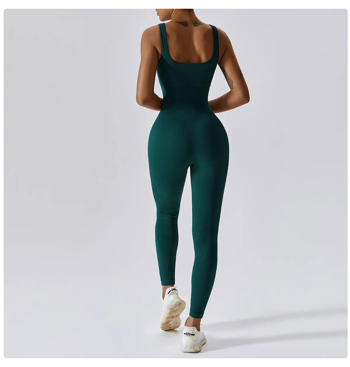 Women's  Yoga One Piece Tracksuit Jumpsuit Seamless Sportswear Yoga Suit Gym Push Ups Fitness Workout Bodysuit