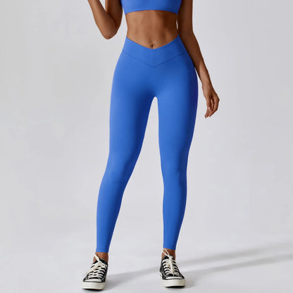 Women Sexy Sport Yoga Set Outfit Fitness Workout Clothes Diagonal Shoulder Sports Top Leggings Suit Leisure Running Sportwear