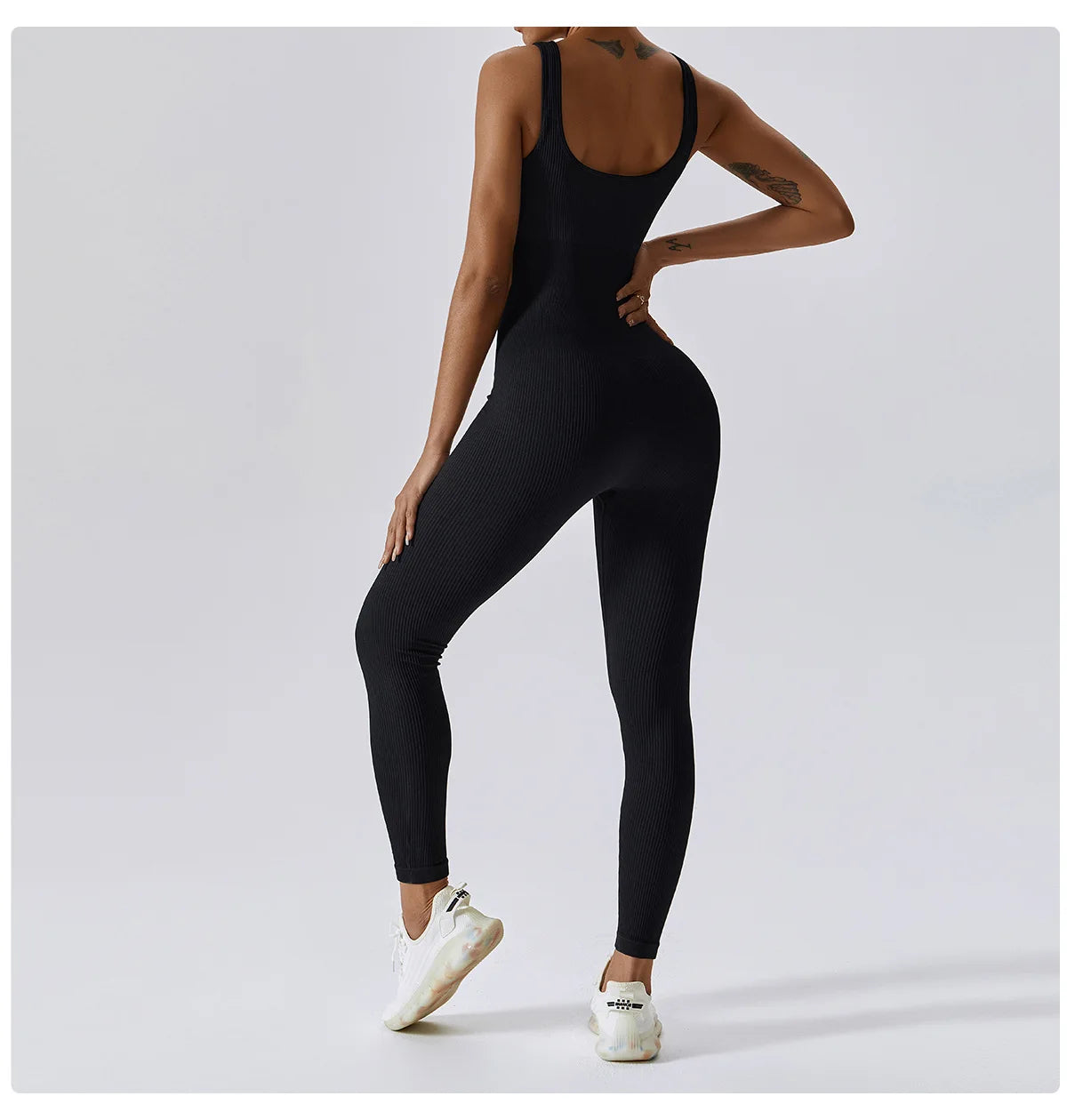 Women's  Yoga One Piece Tracksuit Jumpsuit Seamless Sportswear Yoga Suit Gym Push Ups Fitness Workout Bodysuit