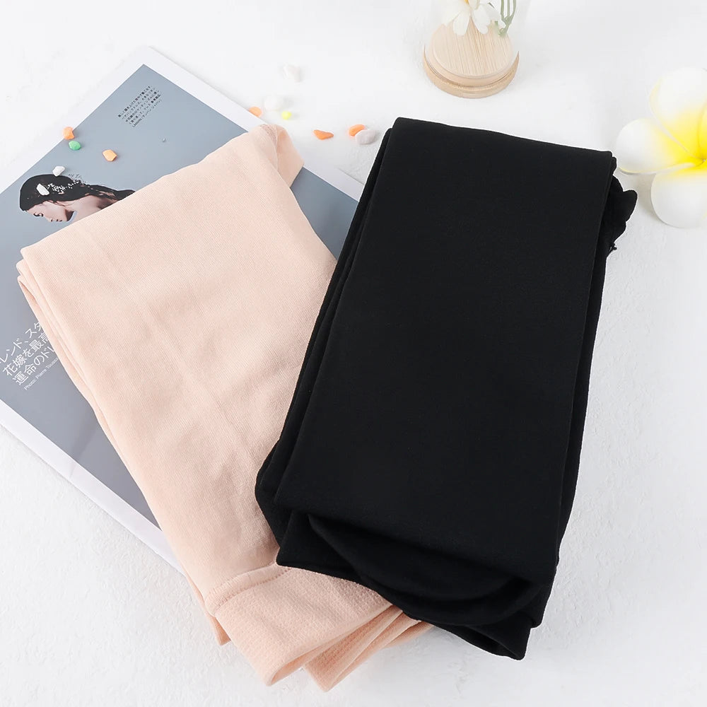 Women Winter Thicken Leggings Warm High Waist Solid Color Velvet for Female Thickened Velvet Pantyhose Stretchy Black Tights